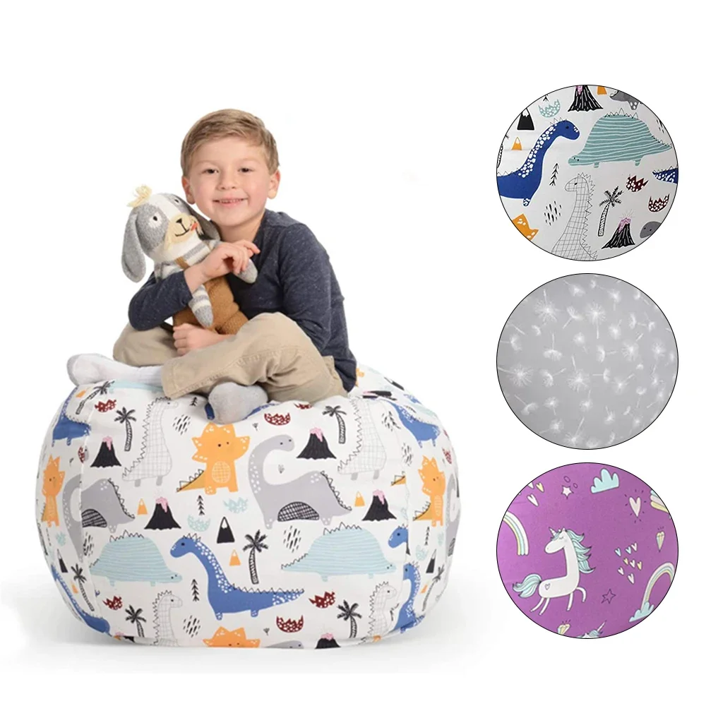 Kids Zip Toys - New Bean Bag Storage Stuffed Animal