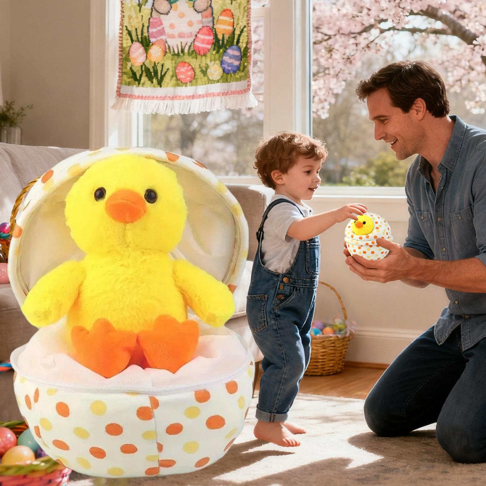 Animal Plush Toys Easter Decor - Kids Zip Toys ulasan dan harga