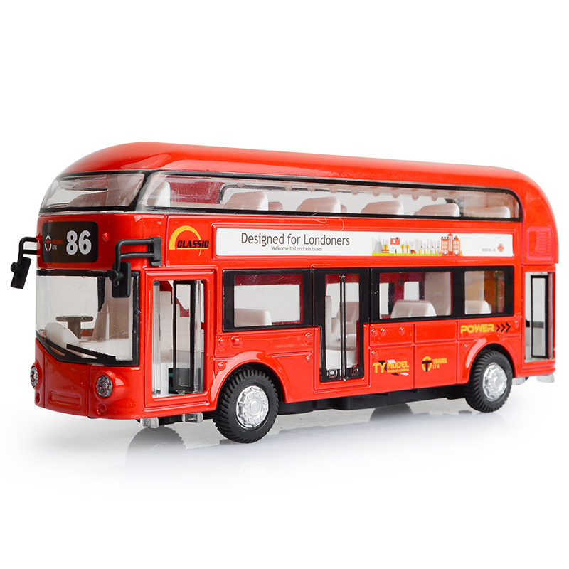 17CM Double Decker London Bus  - Kids Toys London ulasan dan harga