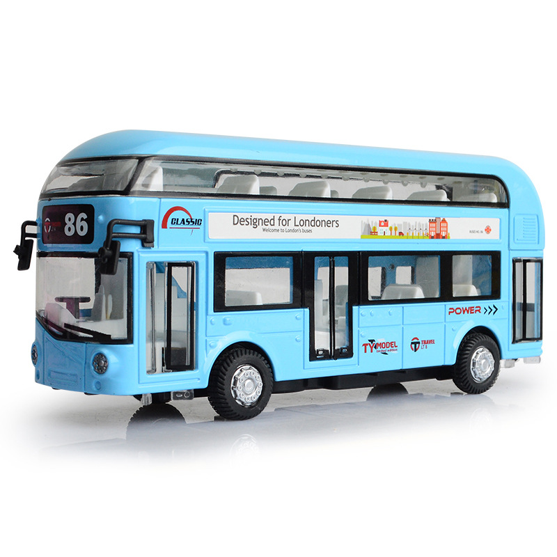 17CM Double Decker London Bus  - Kids Toys London ulasan dan harga