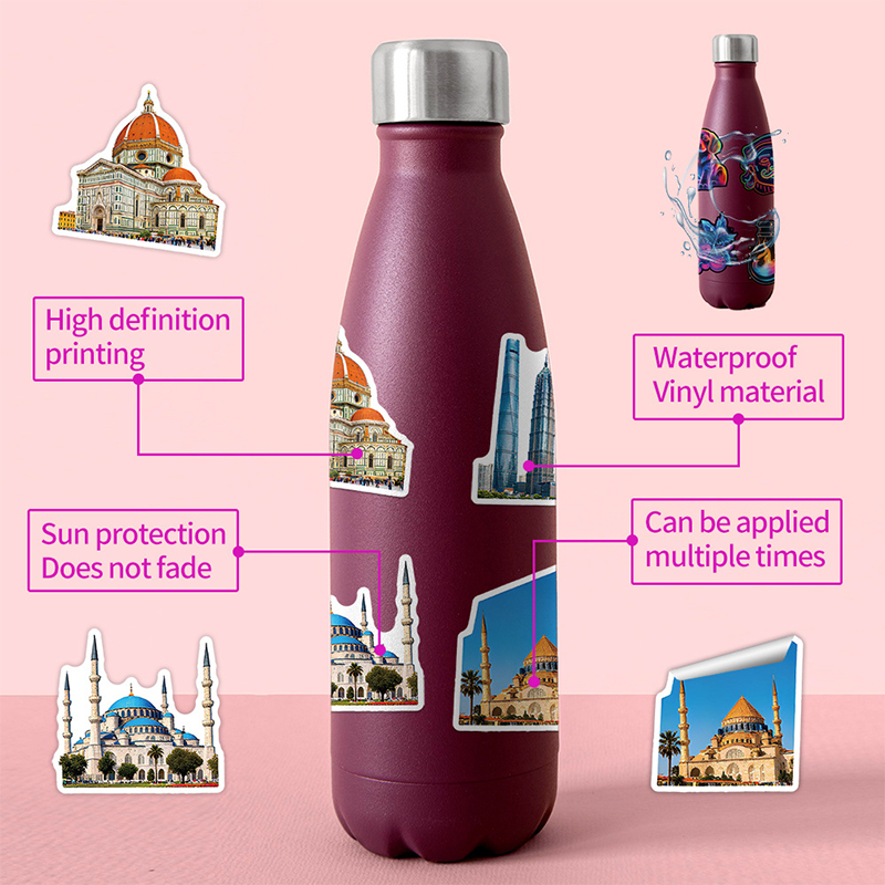 50PCS Famous City Landmark Tra - Kids Toys Vintage ulasan dan harga