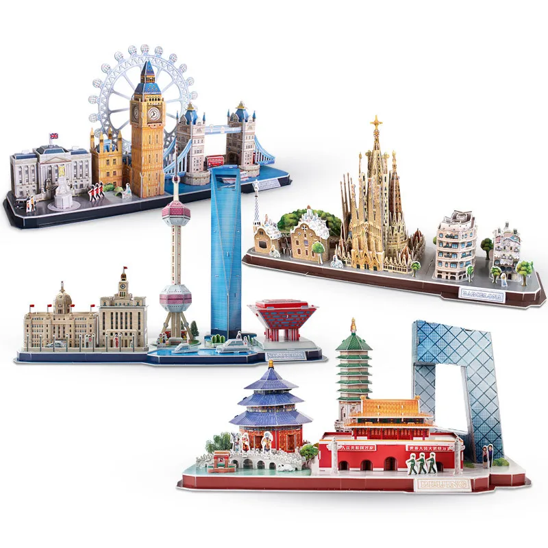 3D Puzzle Game DIY Toy Paper M - Kids Toys London ulasan dan harga