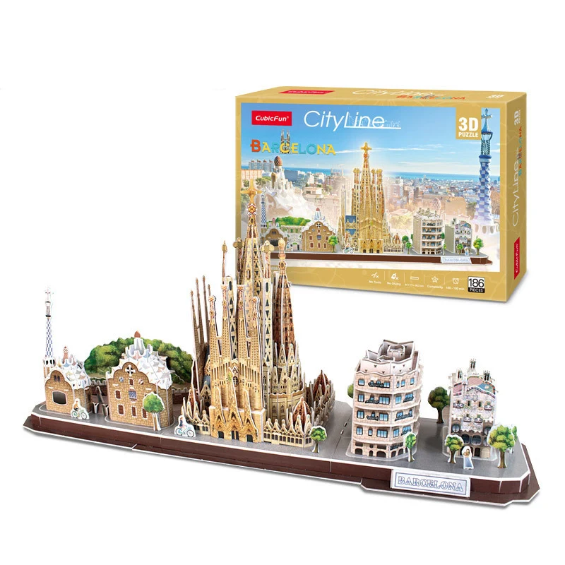 3D Puzzle Game DIY Toy Paper M - Kids Toys London ulasan dan harga