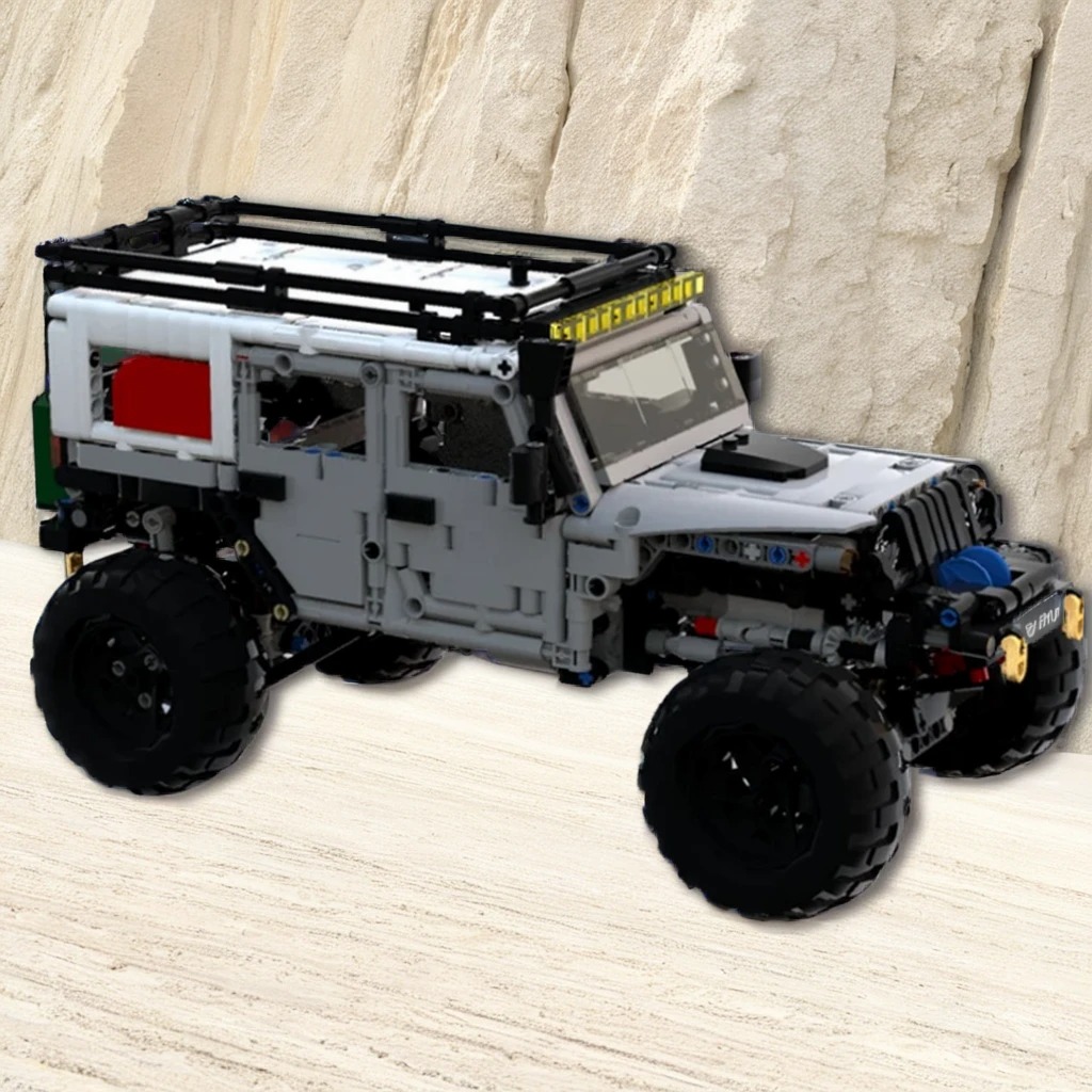 1260pcs MOC LXF Jeeped Wrangle - Kids Toys Jeep ulasan dan harga