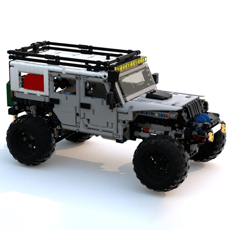 1260pcs MOC LXF Jeeped Wrangle - Kids Toys Jeep ulasan dan harga