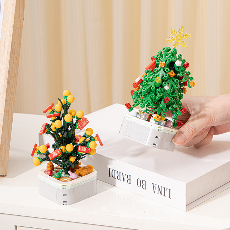 Creative Brick Christmas Tree  - Kids Toys Xmas 2025 ulasan dan harga