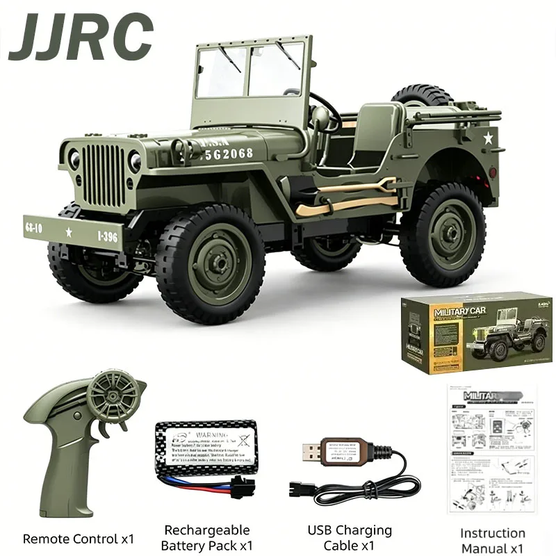 JJRC 1:10 C8815 Rc Car WILLYS  - Kids Toys Jeep ulasan dan harga