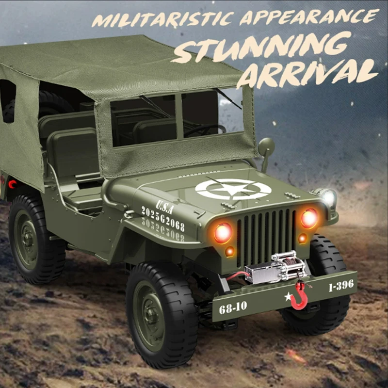 JJRC 1:10 C8815 Rc Car WILLYS  - Kids Toys Jeep ulasan dan harga