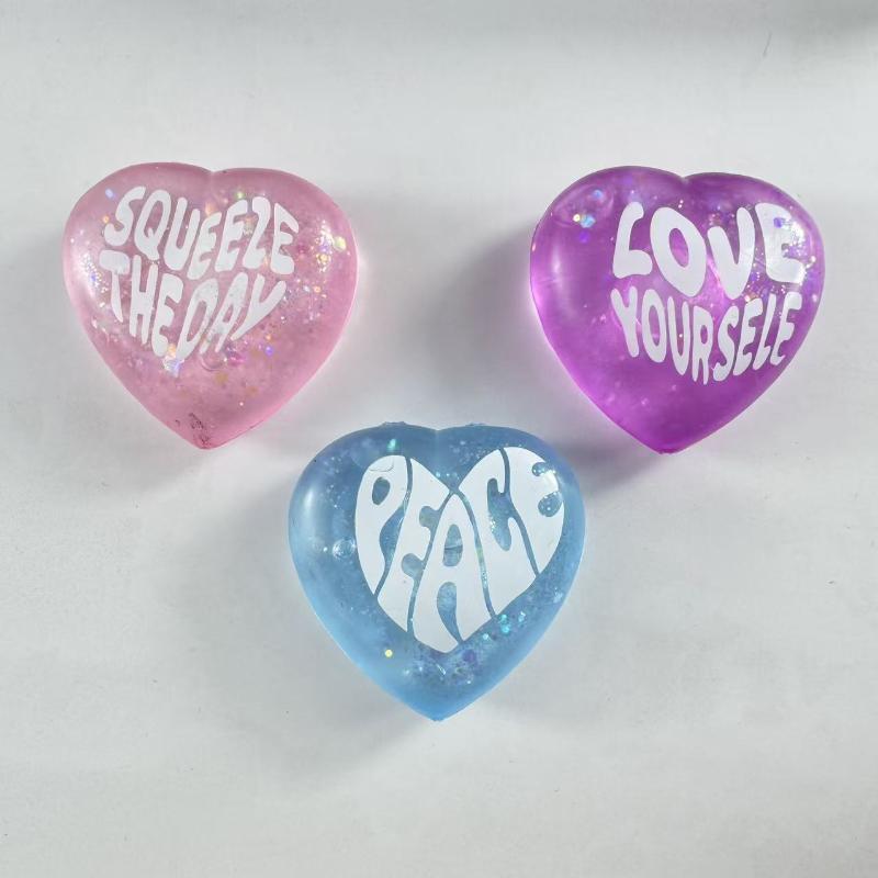 Glitter Heart Shaped Squeeze T - Kids Toys Quotes ulasan dan harga