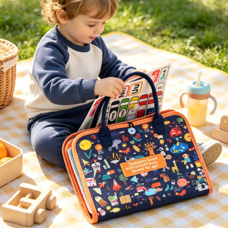 Cartoon City Busy Board Felt Q - Kids Zip Toys ulasan dan harga