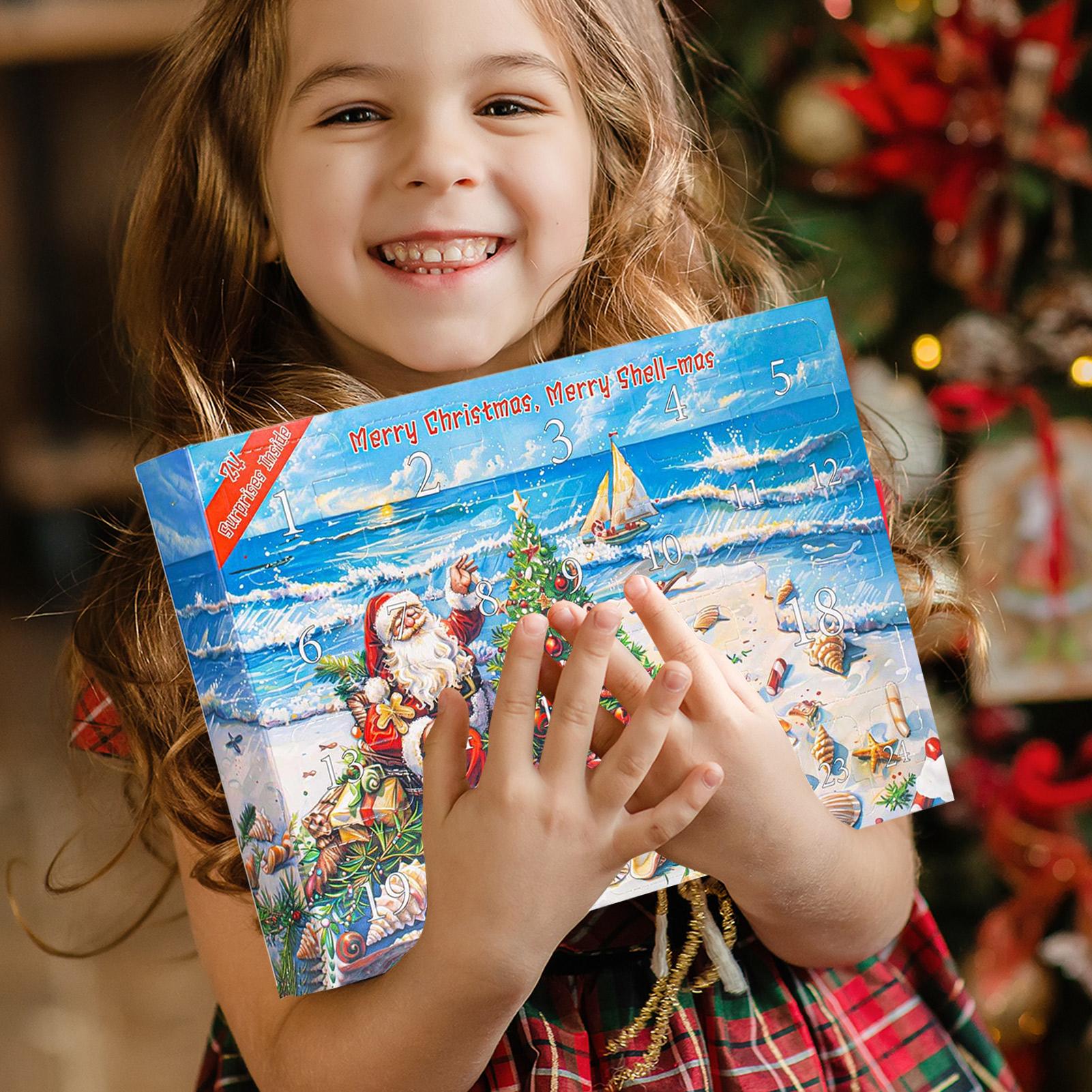 2025 Seashells Advent Calendar - Kids Toys Christmas 2025 ulasan dan harga