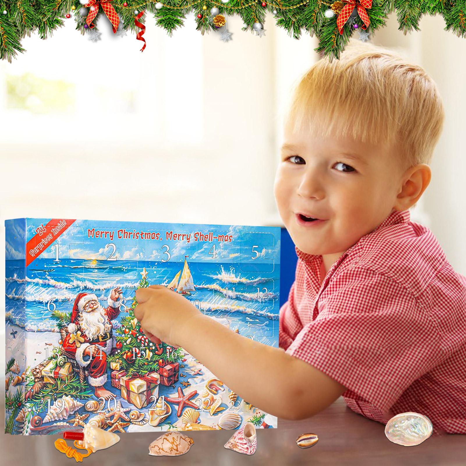 2025 Seashells Advent Calendar - Kids Toys Christmas 2025 ulasan dan harga