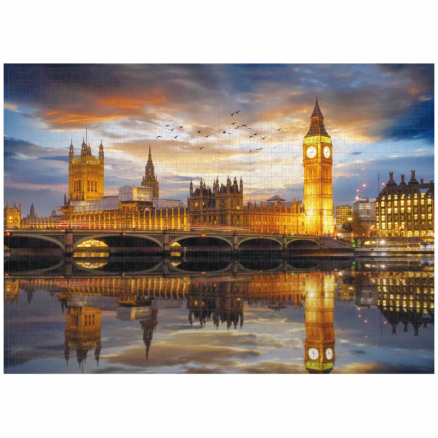 1000 Pieces London Night Jigsa - Kids Toys London ulasan dan harga