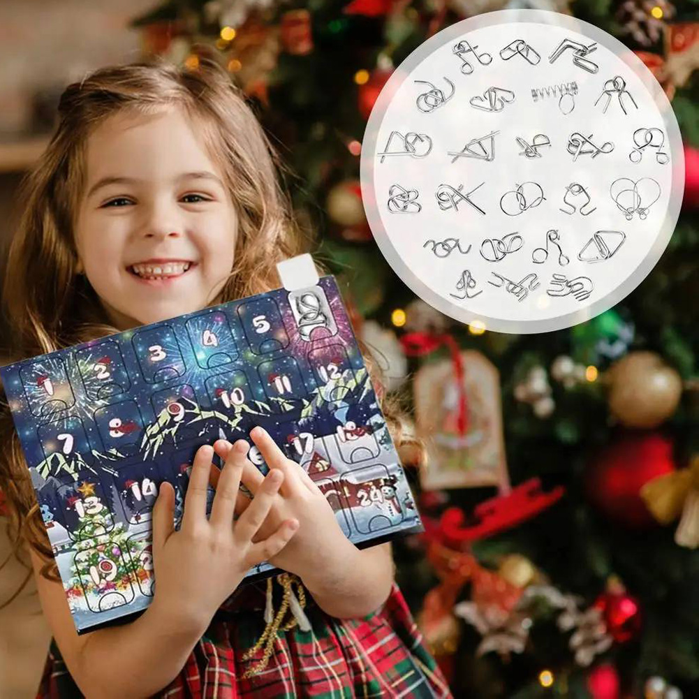 2025 Metal Ruban Lock Puzzle T - Kids Toys Xmas 2025 ulasan dan harga