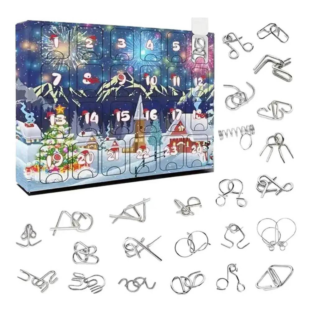 2025 Metal Ruban Lock Puzzle T - Kids Toys Xmas 2025 ulasan dan harga