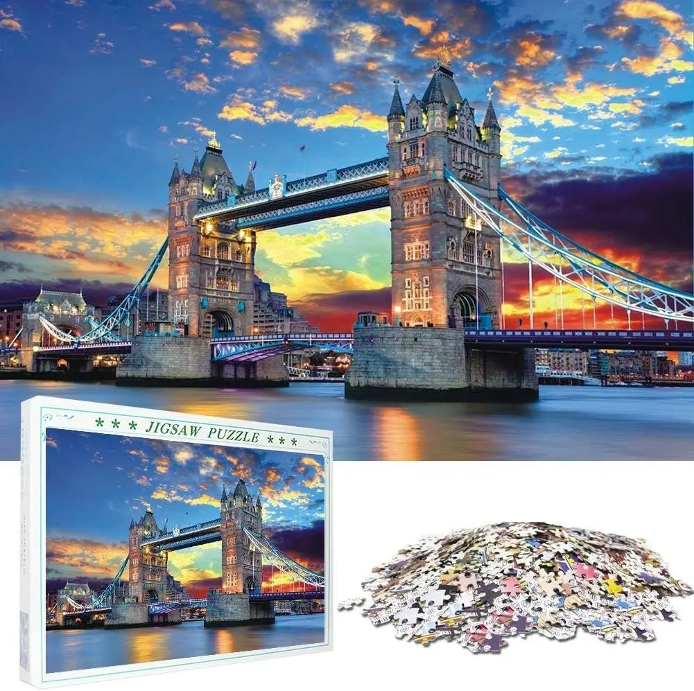 1000 Piece Famous Scenery Jigs - Kids Toys London ulasan dan harga