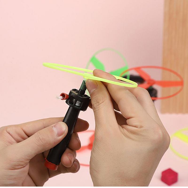 10 set Pull String Flying Disc - Kids Zip Toys ulasan dan harga