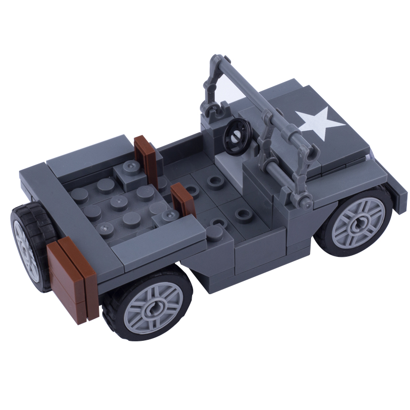 MOC WW2 Military US Figures Wi - Kids Toys Jeep ulasan dan harga