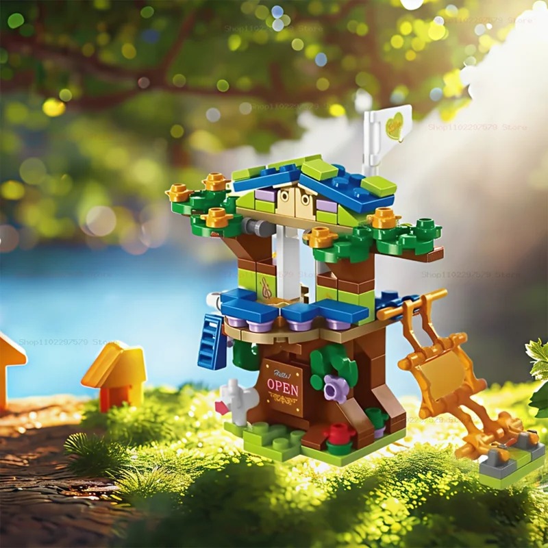 18+ 6-in-1 Tree House Mini Mod - Kids Toys Christmas 2025 ulasan dan harga