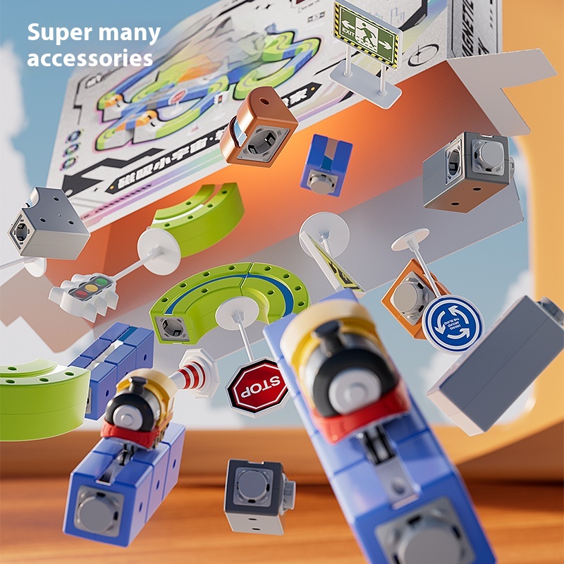 Stem Racing Car Railtrack Magn - Kids Toys Christmas 2025 ulasan dan harga