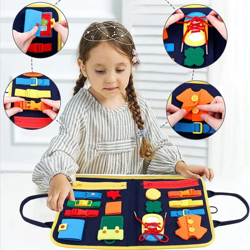 Kids Busy Board Buckle 1-5 Yea - Kids Zip Toys ulasan dan harga