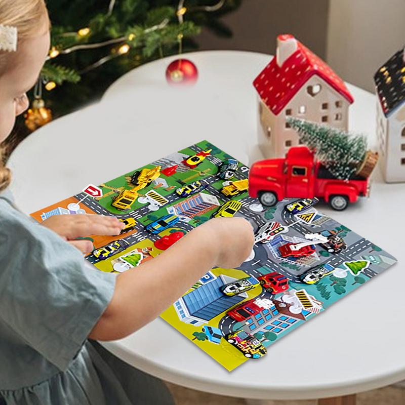 24pcs Car Toy Set Christmas Ad - Kids Toys Christmas 2025 ulasan dan harga