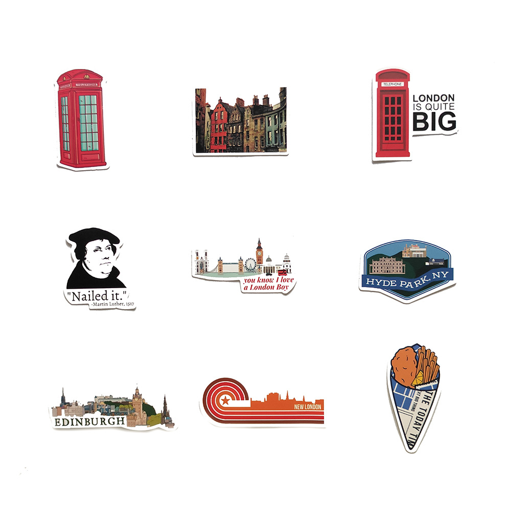 50pcs London England Stickers  - Kids Toys London ulasan dan harga
