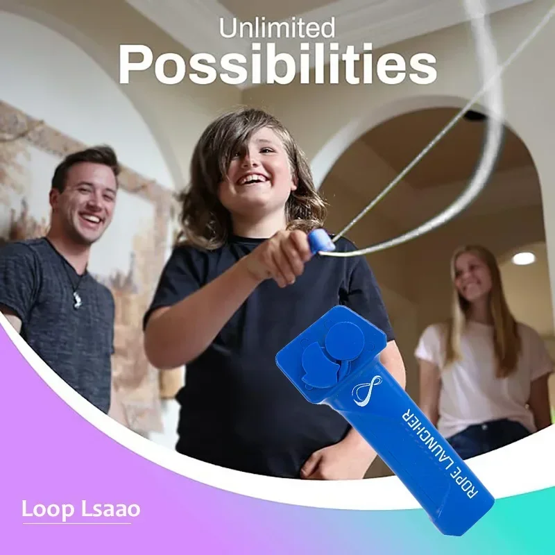 Launcher Loop Rope Toy Rope La - Kids Zip Toys ulasan dan harga
